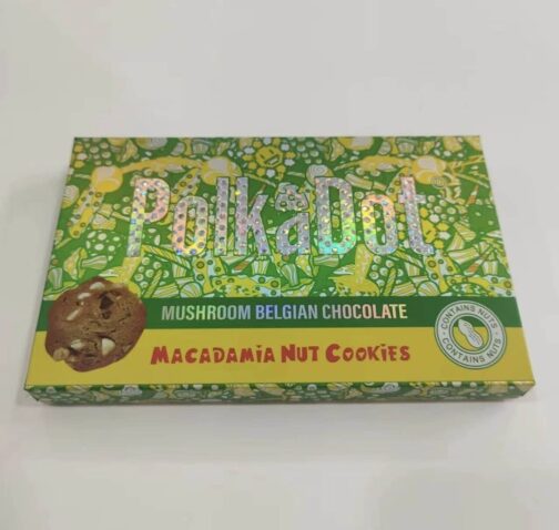 PolkaDot Macadamia Nut Cookies Mushroom Chocolate