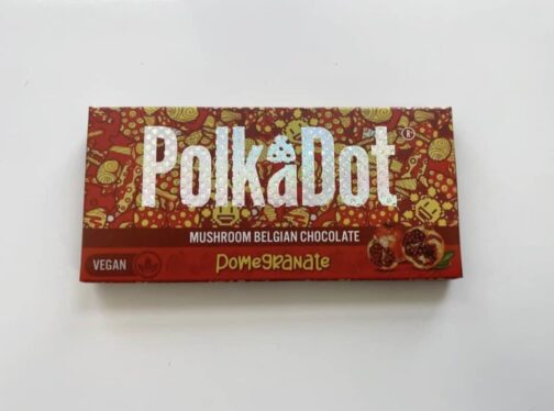 Polkadot Pomegranate Chocolate Bar
