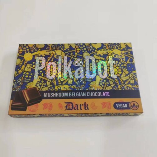 PolkaDot Dark Mushroom Belgian Chocolate