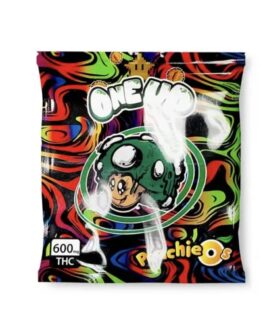 One Up Gummies Peachie O’s 600mg THC