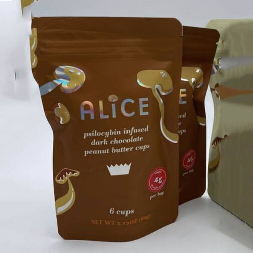 Alice psilocybin infused dark chocolate