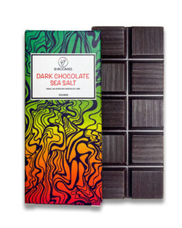 Shroomies – Magic Mushroom Chocolate Bar – Dark Chocolate Sea Salt 5000mg